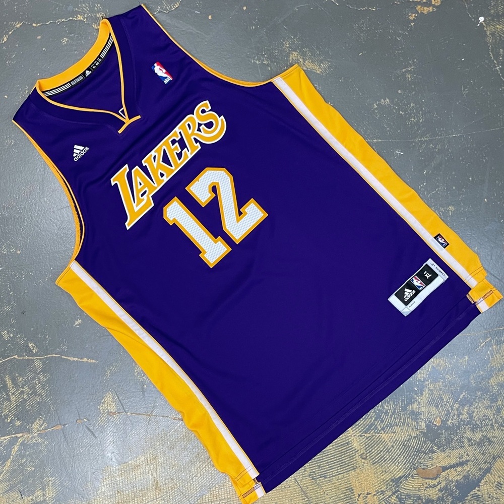 Adidas Dwight Howard Los Angeles Swingman Jersey 12 NBA Purple Basketball